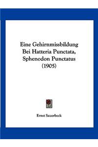Eine Gehirnmissbildung Bei Hatteria Punctata, Sphenodon Punctatus (1905)