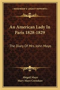 American Lady in Paris 1828-1829