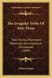 Irregular Verbs Of Attic Prose