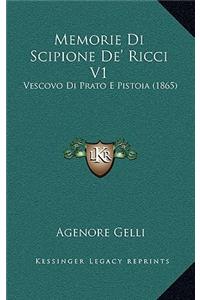 Memorie Di Scipione de' Ricci V1