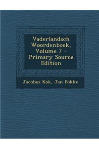 Vaderlandsch Woordenboek, Volume 7