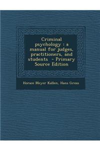 Criminal Psychology