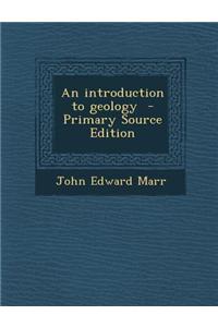 An Introduction to Geology