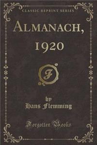 Almanach, 1920 (Classic Reprint)