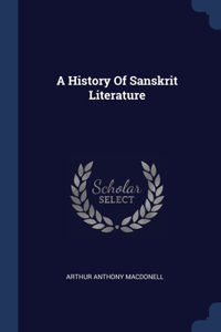 History Of Sanskrit Literature