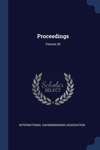 Proceedings; Volume 20