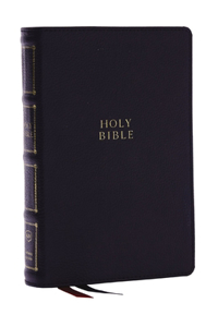 KJV Holy Bible: Compact Bible with 43,000 Center-Column Cross References, Black Leather (Red Letter, Comfort Print, King James Version)