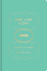 One Line a Day 2020 12-Month Planner
