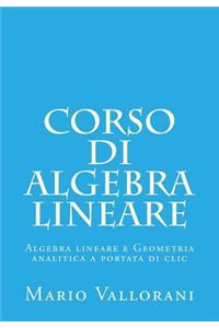 Corso di Algebra lineare