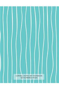 Cornell Notes Inspirational Notebook 160 Numbered Pages