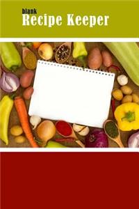 Blank Recipe Keeper