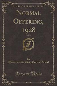 Normal Offering, 1928, Vol. 30 (Classic Reprint)