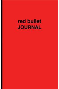 Red Bullet Journal - Cuaderno de Puntos Rojo