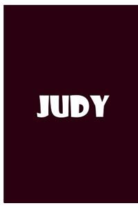Judy - Purple Notebook / Journal / Extended Lined Pages / Soft Matte Cover