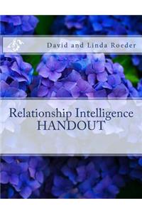 Relationship Intelligence handout