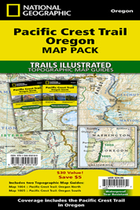 Pacific Crest Trail: Oregon [Map Pack Bundle]