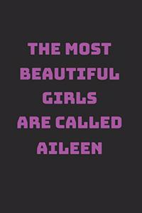 Aileen Girl Woman Notebook