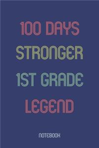 100 Days Stronger 1st Grade Legend