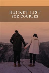 Bucket List for Couples