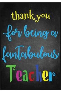 thank you for Teacher