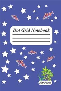 Dot grid paper composition notebook