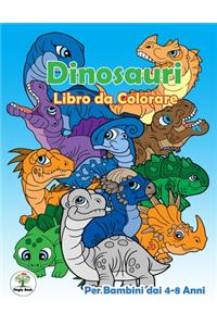 Dinosauri Libro da Colorare