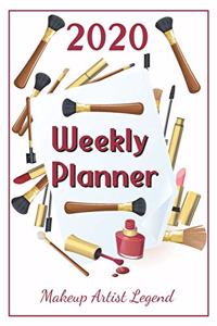 2020 Weekly Planner Makeup Artist Legend