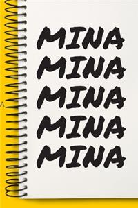 Name MINA Customized Gift For MINA A beautiful personalized
