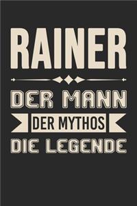 Rainer Der Mann Der Mythos Die Legende