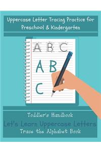 Let's Learn Uppercase Letters - Trace the Alphabet Book
