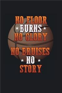 No floor burns no glory no bruises no story