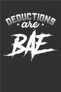 Deductions Are BAE