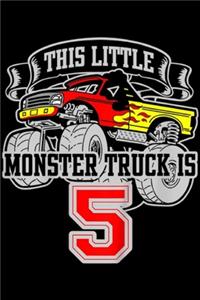 this little monster truck is 5