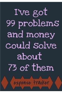 I've got 99 Problems and Money could solve about 73 of them. Expense Tracker