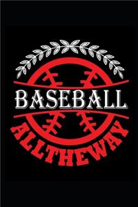 2020 Weekly Planner Sports Theme Baseball All The Way 134 Pages