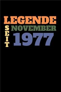 Legende seit November 1977