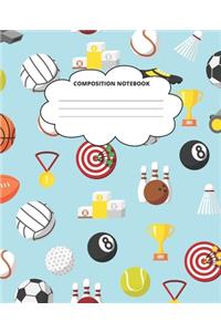 Sports Composition Notebook