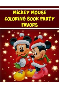 Mickey Mouse Coloring Book Party Favors