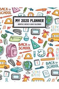 My 2020 Calendar Planner