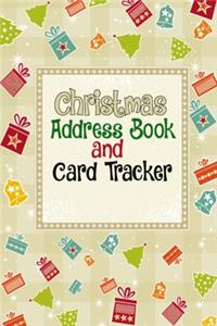 Christmas Address Book and Card Tracker