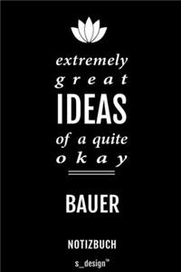 Notizbuch für Bauer