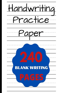 Handwriting Practice Paper for Kids