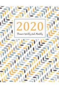 2020 Planner Weekly And Monthly