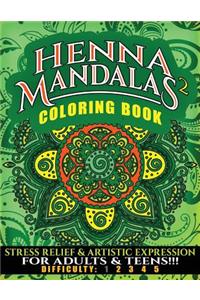 Henna Mandalas Coloring Book 2