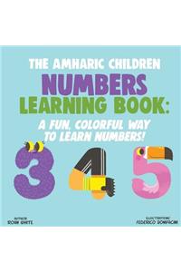 Amharic Children Numbers Learning Book