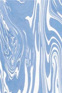 2019 Daily Planner Blue Marble Swirls 384 Pages