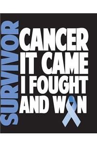 Survivor Cancer It Came I Fought And Won