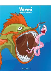 Vermi Libro da Colorare 1
