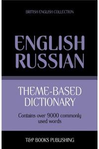 Theme-based dictionary British English-Russian - 9000 words