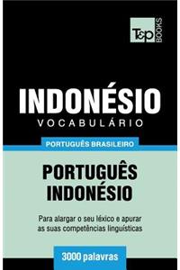 Vocabulário Português Brasileiro-Indonésio - 3000 palavras